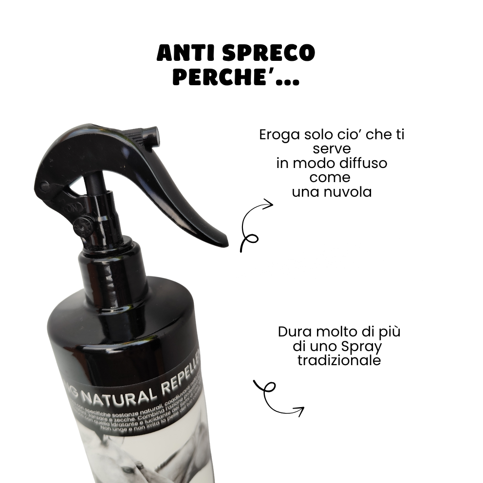 STRONG NATURAL REPELLENT SPRAY - Protezione Naturale Anti Insetti per Cavalli