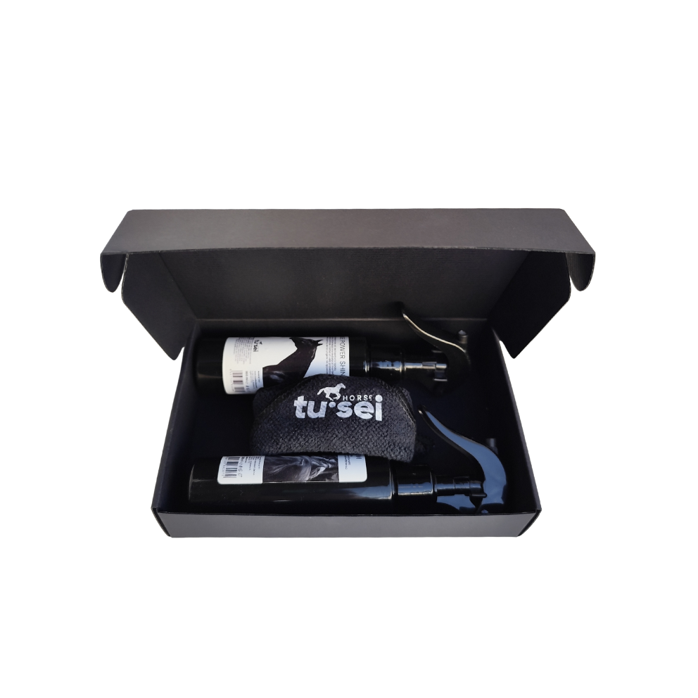 SHOW GIFT BOX - Power Shine, Power Groom and Microfiber Cloth