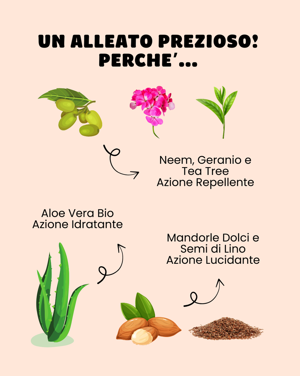 Spray Repellente Naturale per Cavalli - Protezione con Neem, Geranio e Malaleuca