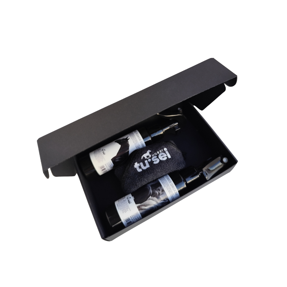SHOW GIFT BOX - Power Shine, Power Groom and Microfiber Cloth